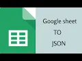 Get Google sheet data into Json format using App Script