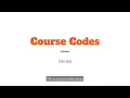 SIS Course Codes at UVA