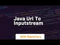 java url to inputstream