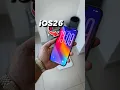 iOS 26 Hands-on First LOOK 👀 📲 #SHORTS