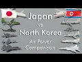 Japan vs North Korea Air Power 2025 - Full Air Forces Comparison