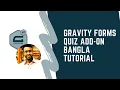 gravity forms quiz add-on Bangla Tutorial