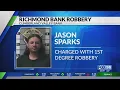 Man arrested after Richmond bank robbert