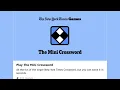NYT The Mini Crossword 9 May 2024
