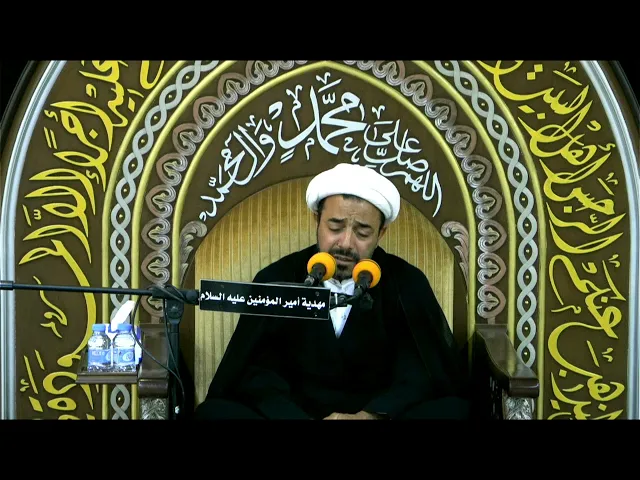 الشيخ محمد بوشاجع يوم الأربعين 1443/2/20