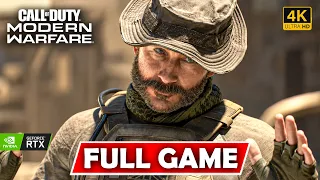 CALL OF DUTY MODERN WARFARE | Campaign Gameplay Walkthrough Full Game [4K 60FPS] No-Commentary
