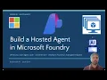 Live Coding From Prompt Agent to Hosted Agent Deploy Your Own Container to Microsoft Foundry