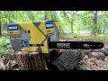 80v Kobalt Battery Powered Chainsaw Unboxing Testing and Review