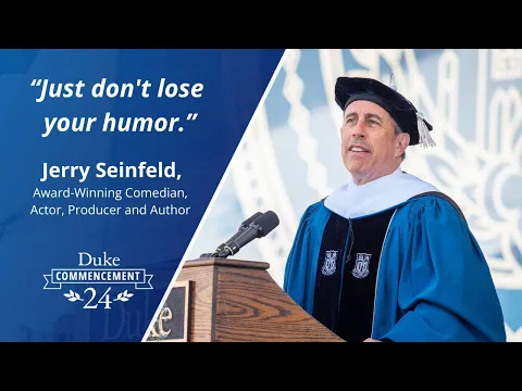 Download MP3 Jerry Seinfeld | Duke's 2024 Commencement Address