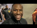 Floyd Mayweather PULLS UP To Claressa Shields vs Kaye Scott STUNTIN