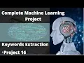 Keywords Extraction data analysis complete machine learning