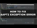 HOW TO FIX AAPT2 error Error com android tools aapt2 Aapt2Exception AAPT2 in android studio 3 6 3