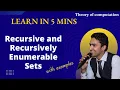 Recursive and Recursively Enumerable Sets Theory of Computation Simple Tricks Explained