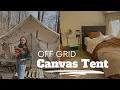 Canvas Tent Tour White Duck Outdoors 10x12 Wall Tent Tour Glamping Tent Tour