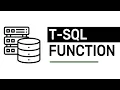 Functions - T-SQL FULL Tutorial For Beginners Lesson 2