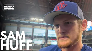 Sam Huff talks mlb the show First MLB moment being a tall catcher like Joe Mauer