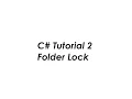 C Folder Locker