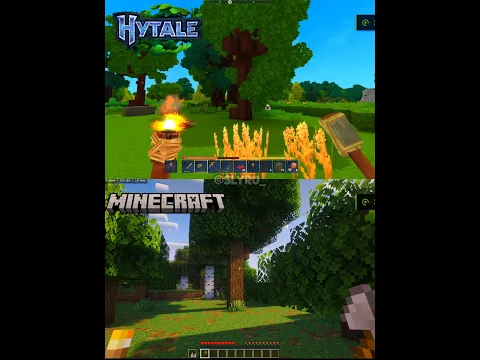 HYTALE vs MINECRAFT 🔥