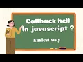 Callback hell pyramid of doom in javascript