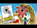 Lagu I Turned YOUR Drawings into Minecraft Mobs!
