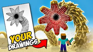 I Turned YOUR Drawings into Minecraft Mobs