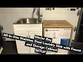 Glacier Bay all in one Laundry Stainless Utility Sink Cabinet - Unboxing Full Setup EASY