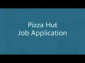 How to Apply for a Job at Pizza Hut