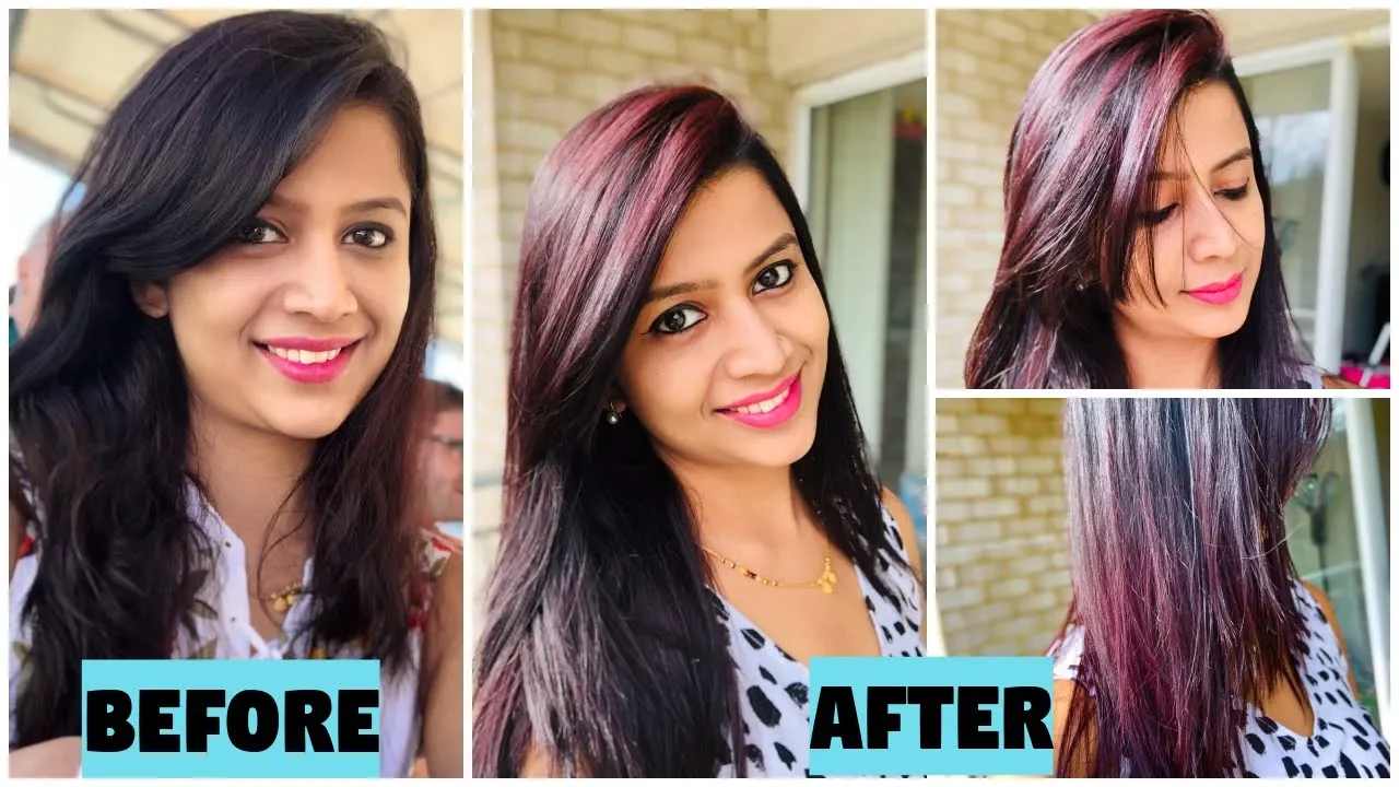 How to Dye Natural Hair Burgundy NO BLEACH | ft. Loreal Technique. 
