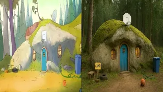 كيف ستبدو منازل كرتون CN الشهيرة في الحقيقة تحويل الكرتون بالذكاء الإصطناعي 