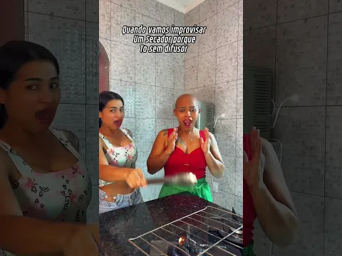 Quando vou improvisar um secador porque tou sem difusor #comedy #humor #funny #memes