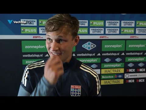 Thijs Oosting over PEC Zwolle tegen FC Utrecht