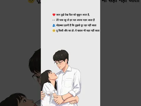 love shayari status β€π #lovestatus # #romenticshayeri #lovestatus #shayari #couplestatus #ytshorts