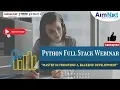 Master Python Full Stack Development Exclusive Demo Session by AimNxt Technologies