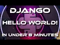 Build a Django Hello World App in Under 8 Minutes VS Code Tutorial