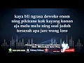 Download Lagu AJA MELU MELU  YOYO S  KARAOKE