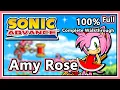 Download Lagu Sonic Advance 1 - 100% Complete Walkthrough | Amy Rose | Full Game!