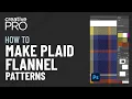 Photoshop How to Create a Plaid Flannel Pattern Tutorial