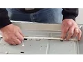 Vizio D32H-C0 LED Strip Replacement Tutorial - No Backlight Replacemnt for LED Strips