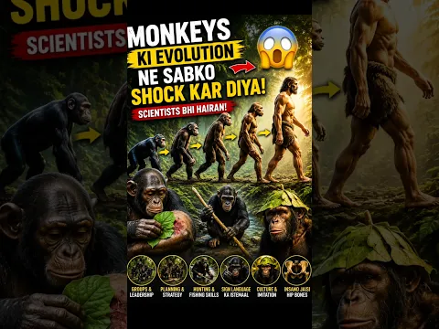 Kya Monkeys Ab Insaan Ban Rahe Hain? 😱 #shorts