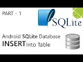 Android SQLite Database Insert Tutorial code stance