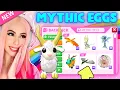 Opening 100 MYTHIC Eggs To Get All NEW LEGENDARY MYTHIC PETS In Adopt Me