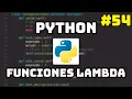 Python Course Lambda Functions in Python