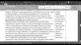 Redactando los antecedentes