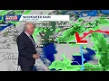 Clouds building ahead of mid-week rain