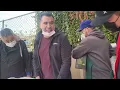 Aqui don Victor regalando arroz y Seaweed de parte de Hannam Chain Super Market sus trabajadores
