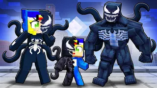 Adotado por uma FAMÍLIA SIMBIONTE no Minecraft