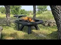 INTRODUCING Even Embers 44 in Fire Pit with Cooking Grate PIT4044AS