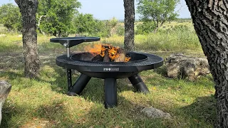 INTRODUCING Even Embers 44 in Fire Pit with Cooking Grate PIT4044AS