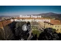 Master s Degree in Mechanical Engineering