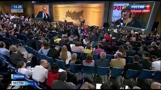 Впервые за последние годы журналисты из Омска смогли задать прямой вопрос Владимиру Путину
